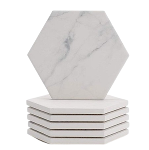 Posavasos de mármol clásicos para té, café, vino, mesa y cocina, decoración y accesorios de mesa de Metal - Product Image 4