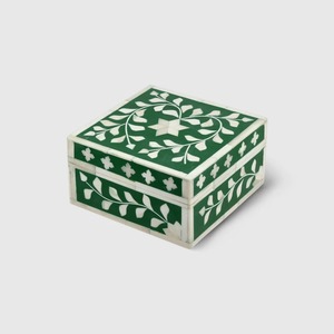 Caja cuadrada de tamaño pequeño Capiz MOP, suministro de fábrica, cajas de nácar, almacenamiento de objetos de decoración para exhibir - Product Image 5