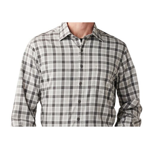 Camicia Casual da Uomo in Flanella Rodd & Gunn Boltons Trim Fit, 100% Cotone, Taglia XL, Anti-Piega, Colore Grigio Cenere - Product Image 2