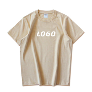 Diseño de logotipo personalizado 100% Camiseta de cuello redondo de algodón Camisetas de Jersey casuales para hombres con opciones de tamaño y color Patrón sólido - Product Image 4