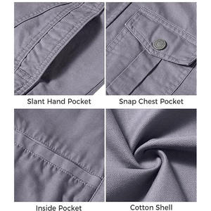 Chaqueta Acolchada de Mezclilla para Mujer con Bolsillos, Teñido Liso y Transpirable - Ropa de Moda Elegante y Moderna - Product Image 3