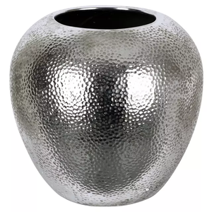 แจกันดอกไม้ทำจากโลหะสีผสมเข้ากันดีที่สุด,แจกันและแจกันดอกไม้ดีไซน์แฮนด์เมดสำหรับตกแต่งบ้านสีเขียว - Product Image 1