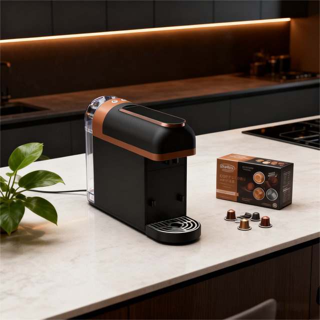 Wholesale Capsule Coffee Machine Small Single Serve Pod Coffee Maker OEM ODM Service