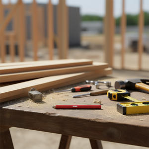 Lápiz de Carpintero Usag, Herramienta Esencial para Medir y Marcar, Cinta Métrica de Alta Calidad - Product Image 3