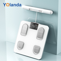 Báscula Inteligente para Baño con Análisis de Grasa Corporal y BMI Personalizado, con Soporte SDK