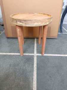 Bola redonda de madera Juego de 3 bolas de decoración - Product Image 3