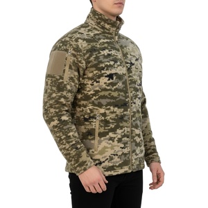 Camuflaje al aire libre táctico cálido poliéster polar chaqueta abrigo con su logotipo personalizado y servicio de marca OEM - Product Image 5