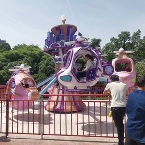 Nueva área escénica al aire libre, elevador giratorio Sky City, avión autocontrolado, Paseo de diversión para niños cuadrados - Product Image 6