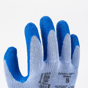 ถุงมือนิรภัยสำหรับงานก่อสร้างพร้อมถุงมือทำงานเคลือบยางปาล์ม - Product Image 4