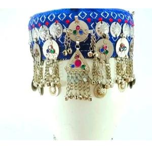 Haute qualité BAS quantité minimale de commande meilleure vente fête personnalisable Afghani Kuchi Tribal Kashmiri Matha Patti Balochi Afghan casquettes chapeaux - Product Image 5