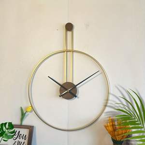 Horloge murale antique Design rétro horloges murales décoratives en métal horloges murales de luxe personnalisées pour la décoration intérieure - Product Image 4