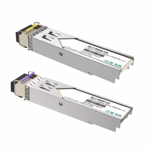 Chine Usine 1.25G Monomode Monomode Fibre LC 1490/1550nm 80KM Module Émetteur-Récepteur SFP Compatible avec les Réseaux WiFi IP SDK TCP - Product Image 1