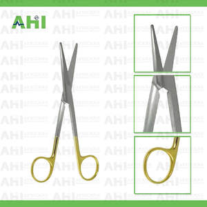 Ciseaux de dissection Littler, manuels, en carbure de tungstène, droits, 140 mm, en acier inoxydable chirurgical, réutilisables, instruments médicaux - Product Image 2