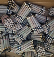 Queen King-Size Rouleaux de feuilles d'ébène doré indien sur mesure de luxe Manuel 100% Naturel 4 rouleaux droits faits à la main en vrac Meilleurs prix