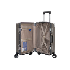 Capacidad de carga Maleta de equipaje 6005 Marco de aluminio Equipaje Portavasos plegable Maleta para niños personalizada 100% PC Fábrica - Product Image 3