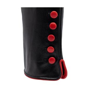 2026 Fashion <b>Ladies</b> Sheepskin Warmed-Wool PU Fashion Leather <b>Gloves</b> From Pakistan Women With Button <b>Gloves</b> - Product Image 4