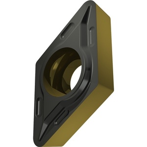 Inserto de Torneado Indexable con Recubrimiento MT-CVD ISO DCMT 070208E-FF2T9415 D. 2.8mm, Paquete de 10 para Torneado de Piezas - Product Image 1