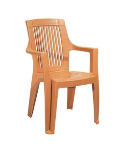 Elegante Silla de plástico con diseño de vidrio duradero de fácil mantenimiento para interiores y exteriores para cocina y muebles para el hogar - Product Image 1