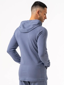 Sudadera con Capucha Gris Claro, Logotipo Personalizado, 100% Algodón Grueso, Estilo Retro, Deslavado al Sol, con Cremallera, Estilo Vintage, Lavado Ácido, Corte Holgado - Product Image 2