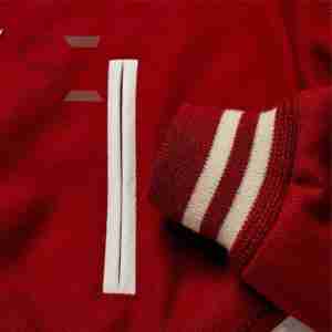 Veste universitaire pour hommes imprimée de logo personnalisé en gros d'usine coupe confortable et séchage rapide en tissu de laine vêtements longs - Product Image 6