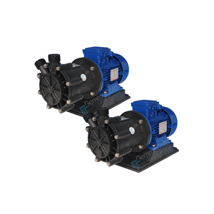 Pompe a turbina magnetiche anticorrosive modello HTT 5000 PP PVDF con motore 1,1 kw IEC80 2P in plastica pompa dell'acqua elettrica - Product Image 2