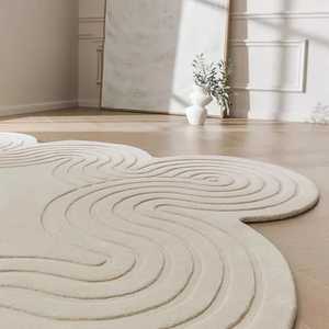 ชุดพรมขนสัตว์โบราณแบบปรับแต่งได้ชุดพรมทอสำหรับห้องนั่งเล่นแบบนามธรรม - Product Image 6