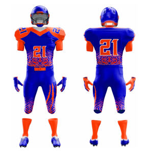 Printed Best Design 100% Polyester Men Wear <b>Football</b> Uniforms American <b>Football</b> <b>Tops</b> American <b>Football</b> Jersey - Product Image 2