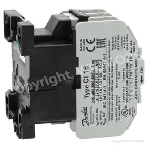 Contacteur, bobine Danfoss CI 16, 4,0/7,5 KW, 230V AC, 037H004132 - Product Image 3