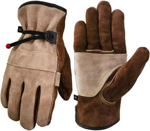 Prix de gros Gants de conduite de sécurité en cuir de qualité supérieure Gants de conduite thermiques de travail respirants et confortables pour le travail - Product Image 1