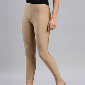 Pantalones Largos Elásticos de Cintura Alta para Mujer, Diseño Sólido, Spandex/Nylon, Sin Costuras, Leggings con Logotipo Personalizado, Precio Razonable - Product Image 6