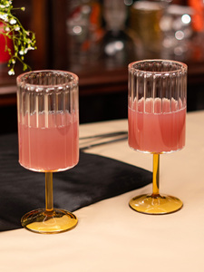 Classic Vintage Bloom <b>Goblet</b> Glass for Red and White Wine Durable and Stylish for Everyday and Special Occasions - Product Image 3