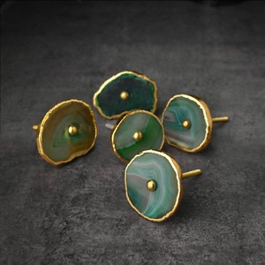 Bouton de porte en pierre d'agate fabriqué à la main Poignée décorative de qualité supérieure avec une beauté naturelle intemporelle et un attrait élégant - Product Image 3