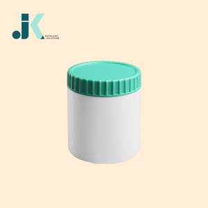 Boîte ronde en HDPE de 500ml avec bouchon à vis Pot en plastique blanc de qualité supérieure du fournisseur vietnamien M0297 compétitif - Product Image 4