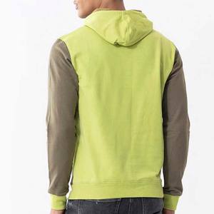 Sudaderas con capucha de algodón 100% de alta calidad para hombre, logotipo personalizado, Color de contraste sólido, teñido liso, precio de fábrica, superventas para invierno - Product Image 6