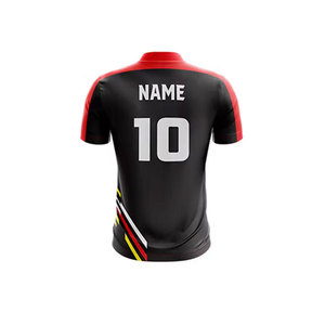 Manufacturer's Wholesale Custom Logo Design Sublimation <b>Stand</b> Collar Jersey Low MOQ Cricket Clothing - Product Image 3
