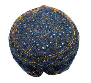 Traditional Formal Mens Afghani Tribal <b>Cap</b> Handmade Ethnic Pashtun Cultural Vintage Islamic Lace Headwear - Product Image 3