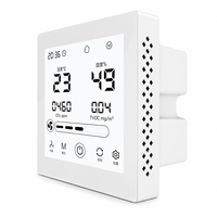 Contrôleur intelligent de ventilation d'air frais PM2.5 VOC WiFi RS485 pour système ERV HRV HVAC