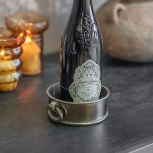 Luxury Stainless Steel Nickel Plated <b>Bottle</b> <b>Coaster</b> for Dining Table Home Bar Kitchen Decor Handmade Durable Bar Accessories Set - Product Image 6