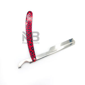 Nueva Navaja de Afeitar Recta Elegante para Hombre, Mango Profesional de Madera de Rosa con Hoja Pulida, Navaja de Barbero de Una Sola Hoja - Product Image 3