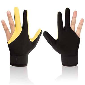 Gants de billard à demi-doigts avec sangle de poignet réglable pour la pratique du billard et du snooker, unisexe, sport - Product Image 4