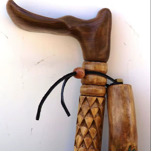 BEAUTY Price Bastón de madera ajustable con múltiples nudos Bastón de madera fuerte para ancianos por Standard International - Product Image 1