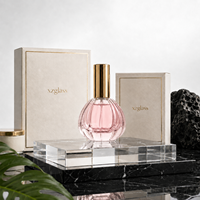 Vente en gros de flacons de parfum en verre transparents élégants et luxueux en forme de citrouille de 15 ml avec couvercle et vaporisateur, possibilité d'imprimer un logo