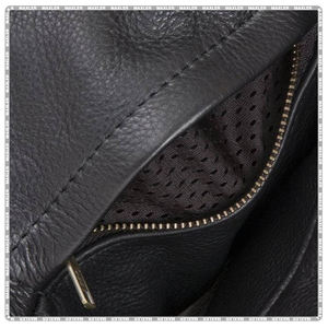 Veste de moto en cuir pour hommes approuvée CE | Veste de motard toutes saisons | Veste d'équitation en cuir durable - Product Image 5