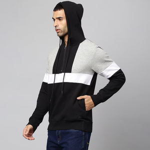 Meilleur fournisseur d'usine personnalisé des fabricants, sweats à capuche 100% coton pour hommes, teints en couleur unie avec impression numérique - Product Image 3