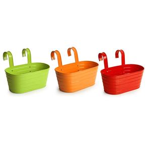 Pot de plantes en métal galvanisé Pot de fleurs en métal fait à la main Jardinière en métal avec taille personnalisée prix bon marché - Product Image 2