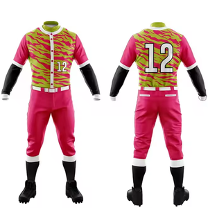 ชุดเครื่องแบบเบสบอลสำหรับเล่นซอฟต์บอลชุดเครื่องแบบเล่นเบสบอลขนาดใหญ่พิเศษออกแบบได้ตามต้องการ - Product Image 1