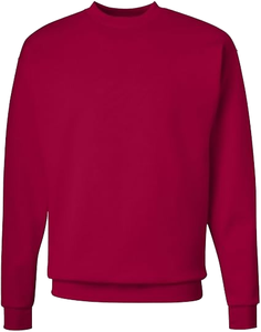 Sweat-shirt à col rond unisexe en tissu de haute qualité, manches longues, col rond uni, sweat-shirt surdimensionné pour homme, sweat-shirt personnalisé pour homme - Product Image 1