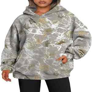 Sudaderas con Capucha de Diseño Personalizado, Sudaderas Casuales de Felpa de Calidad con Estampado de Camuflaje - Product Image 4