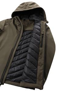 Veste Softshell chaude et respirante de haute qualité pour homme, vêtement d'extérieur, vente en gros - Product Image 2