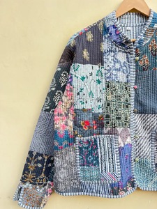 Chaqueta acolchada de estilo bohemio Floral Reversible de alta calidad, Material de relleno de algodón transpirable, abrigo de calle para Otoño e Invierno - Product Image 6